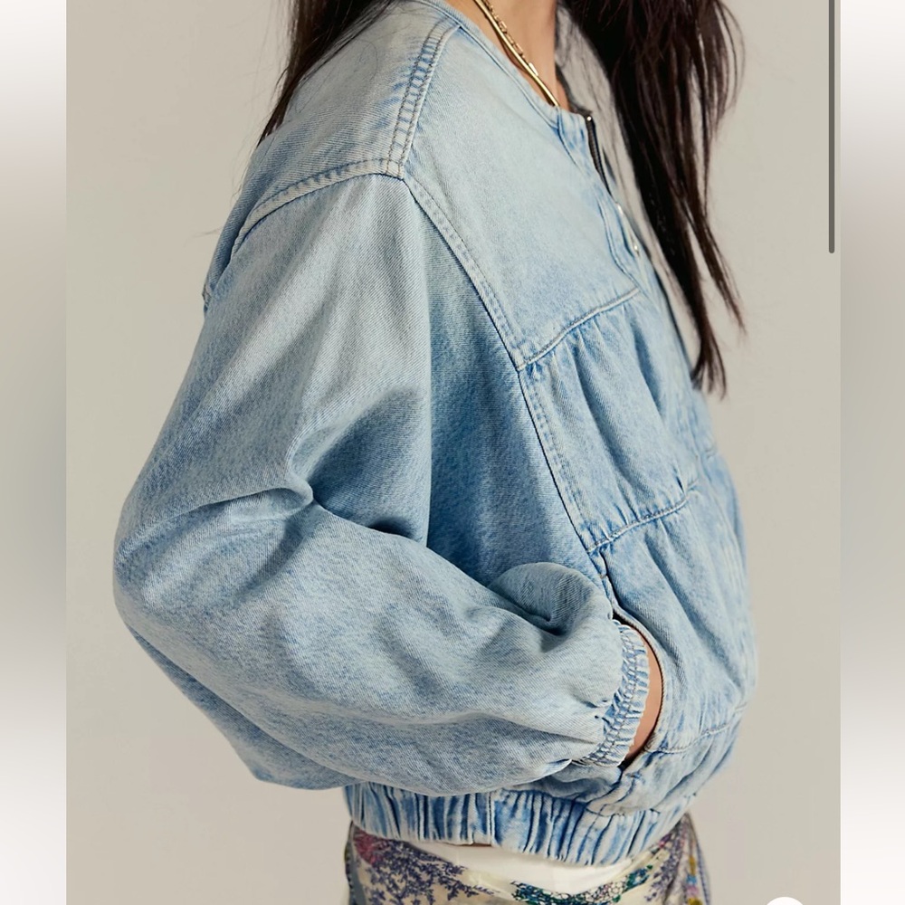 We The Free Layla Denim Jacket - Picture 4 of 16